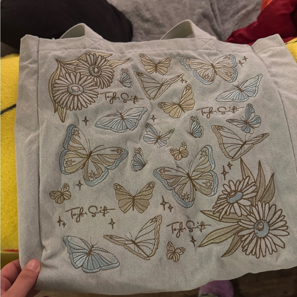 SOLD. Taylor Swift Butterfly Debut Tote Bag